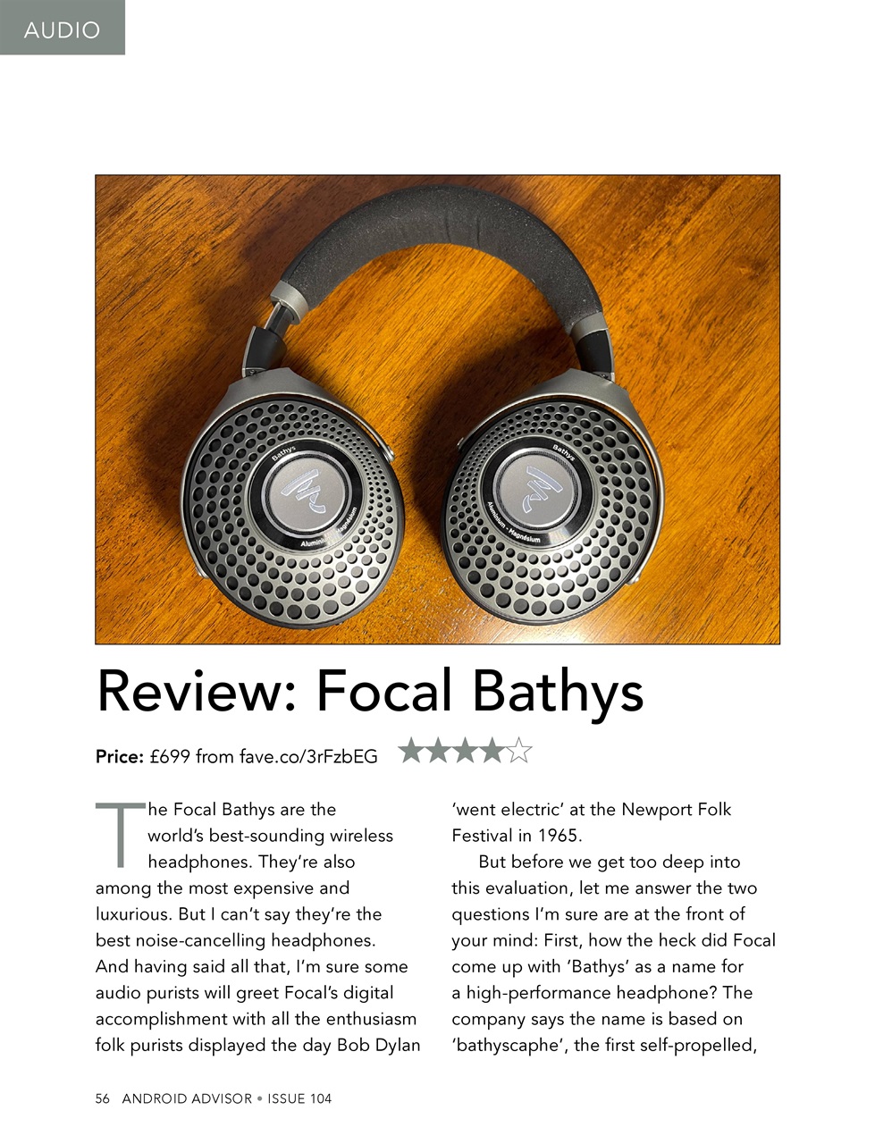 Android Advisor Preview Pages