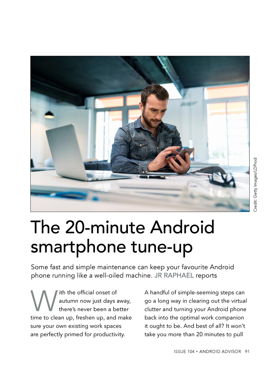 Android Advisor Preview Pages