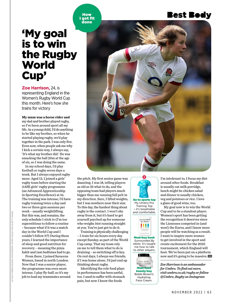 Women's Health Preview Pages