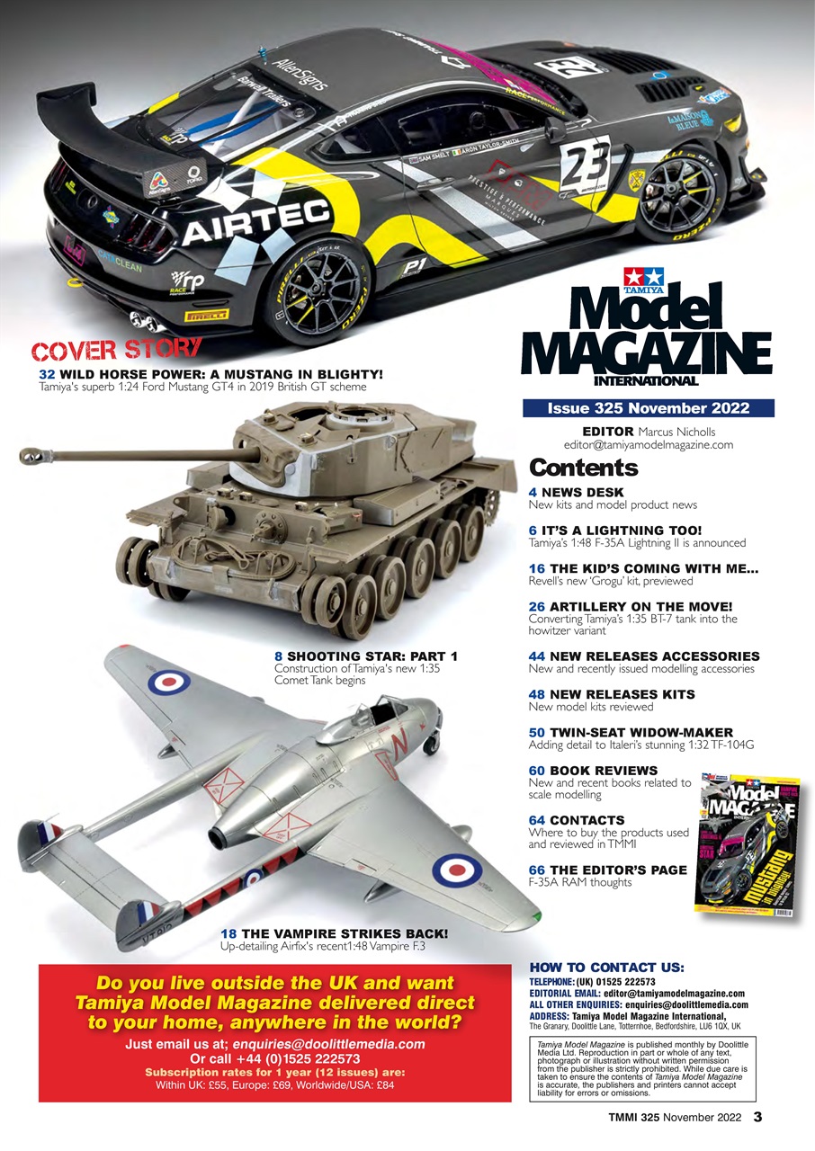 Tamiya Model Magazine Preview Pages