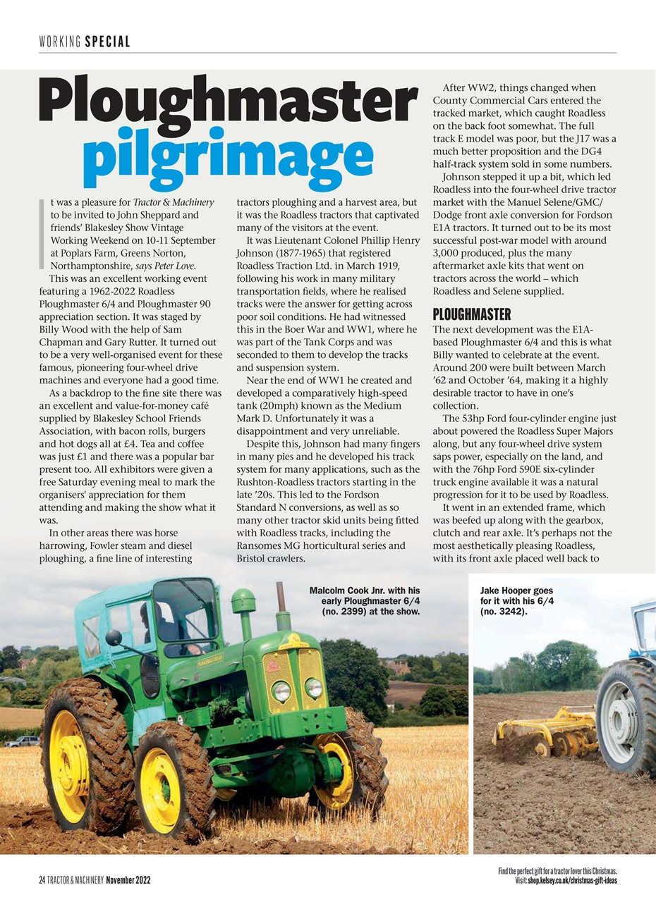Tractor & Machinery Preview Pages