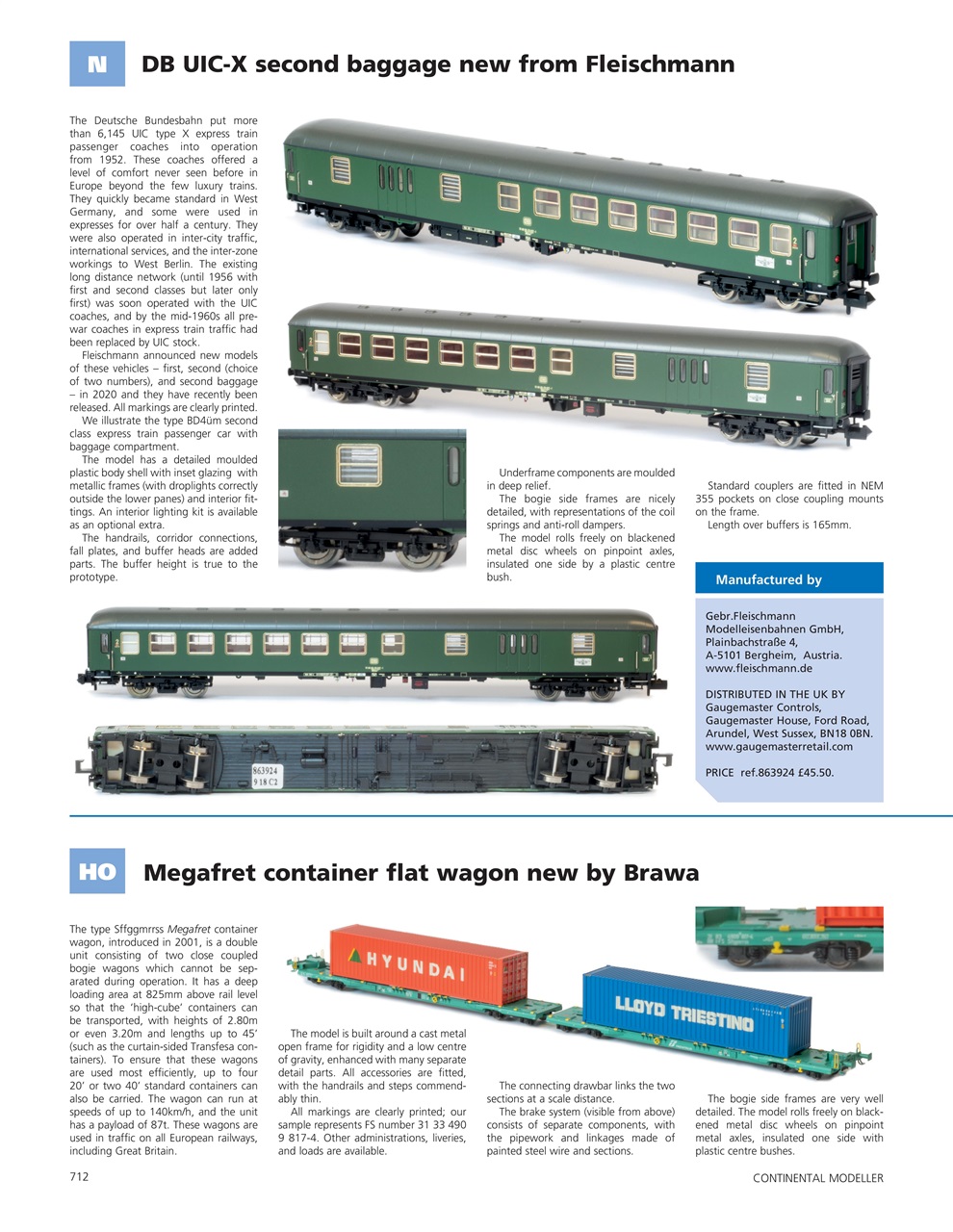 Continental Modeller Preview Pages