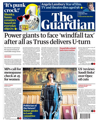 The Guardian Newspaper issue Wednesday, October 12, 2022