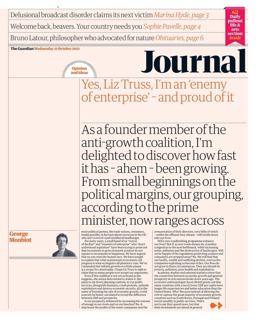 The Guardian Newspaper Preview Pages