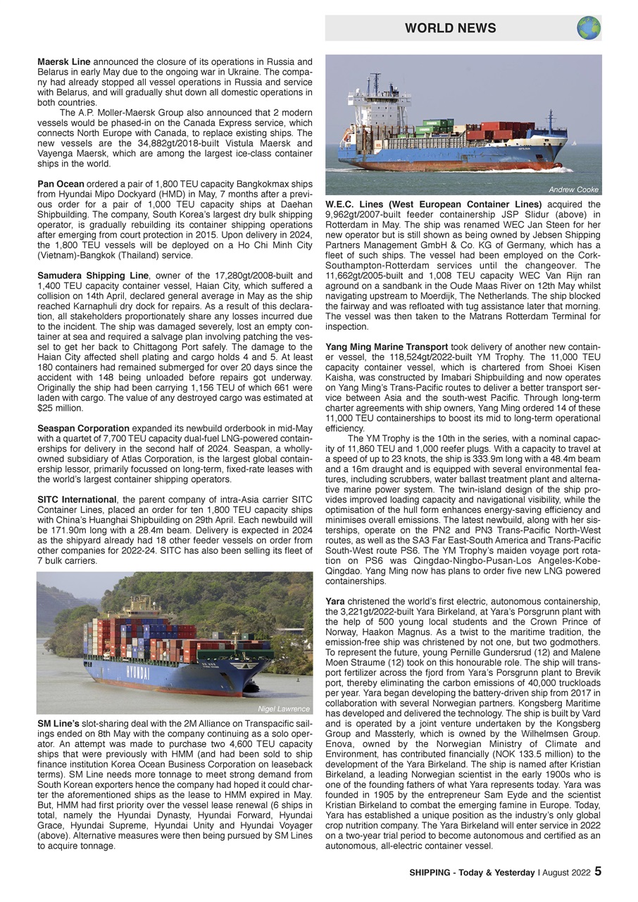 Shipping Today & Yesterday Preview Pages