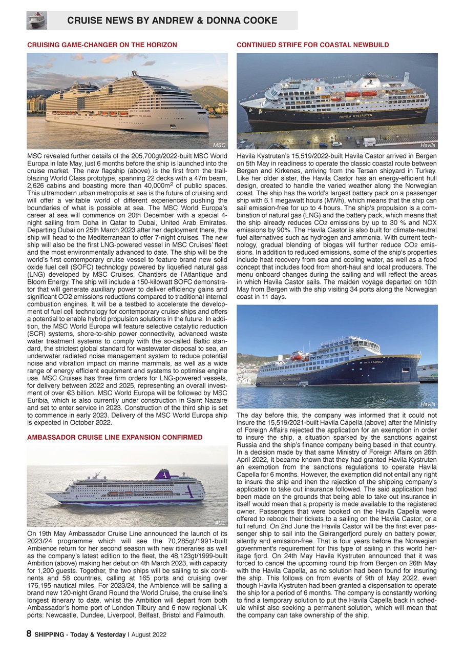 Shipping Today & Yesterday Preview Pages