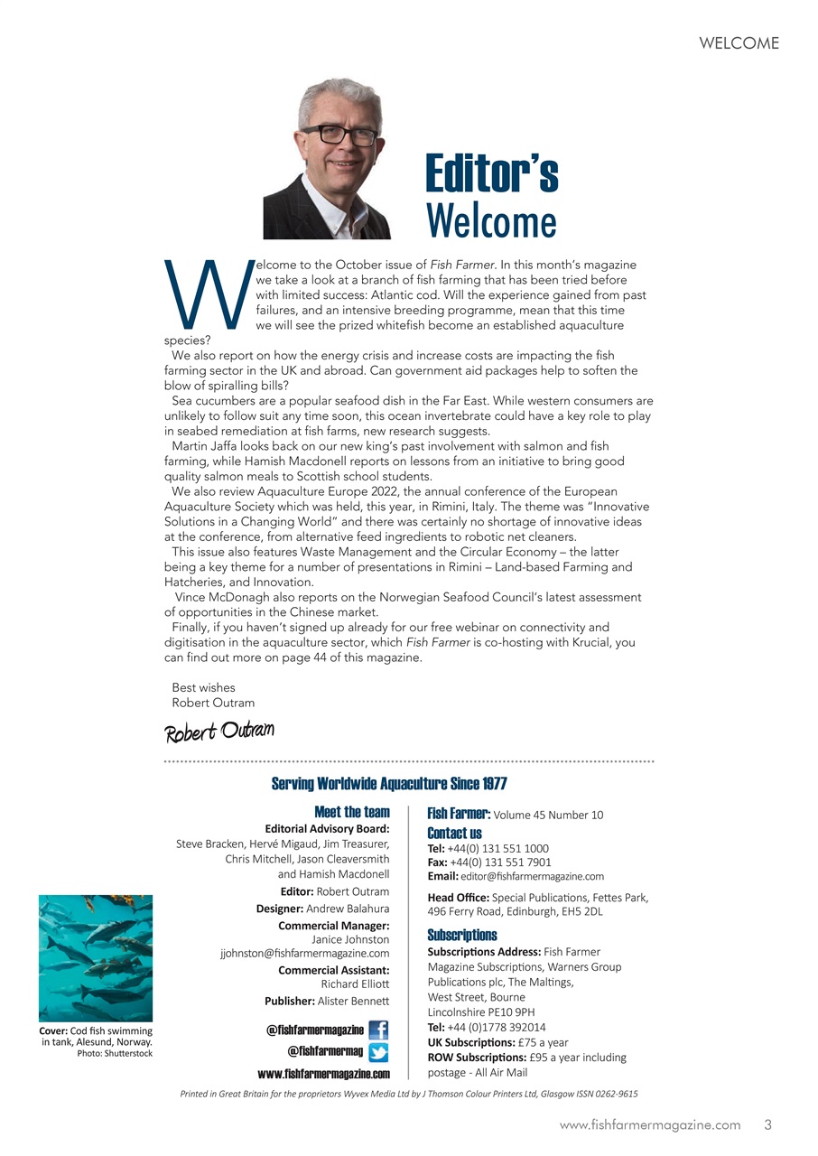 Fish Farmer Magazine Preview Pages