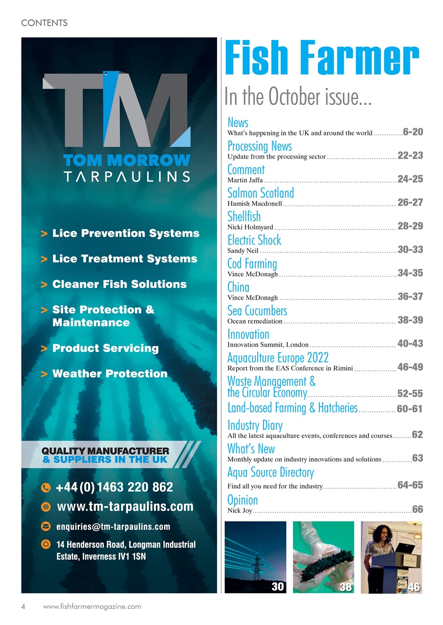 Fish Farmer Magazine Preview Pages
