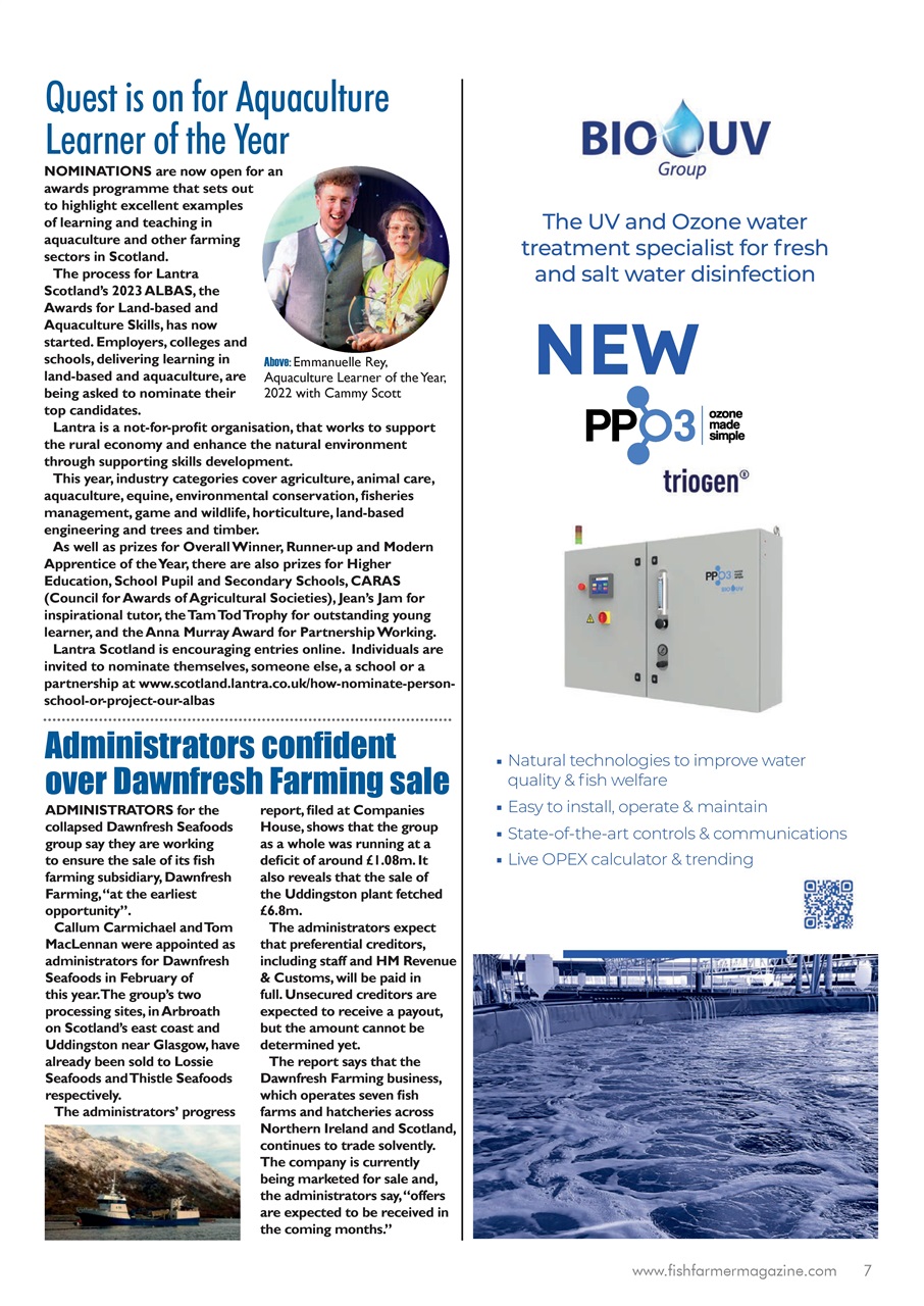 Fish Farmer Magazine Preview Pages