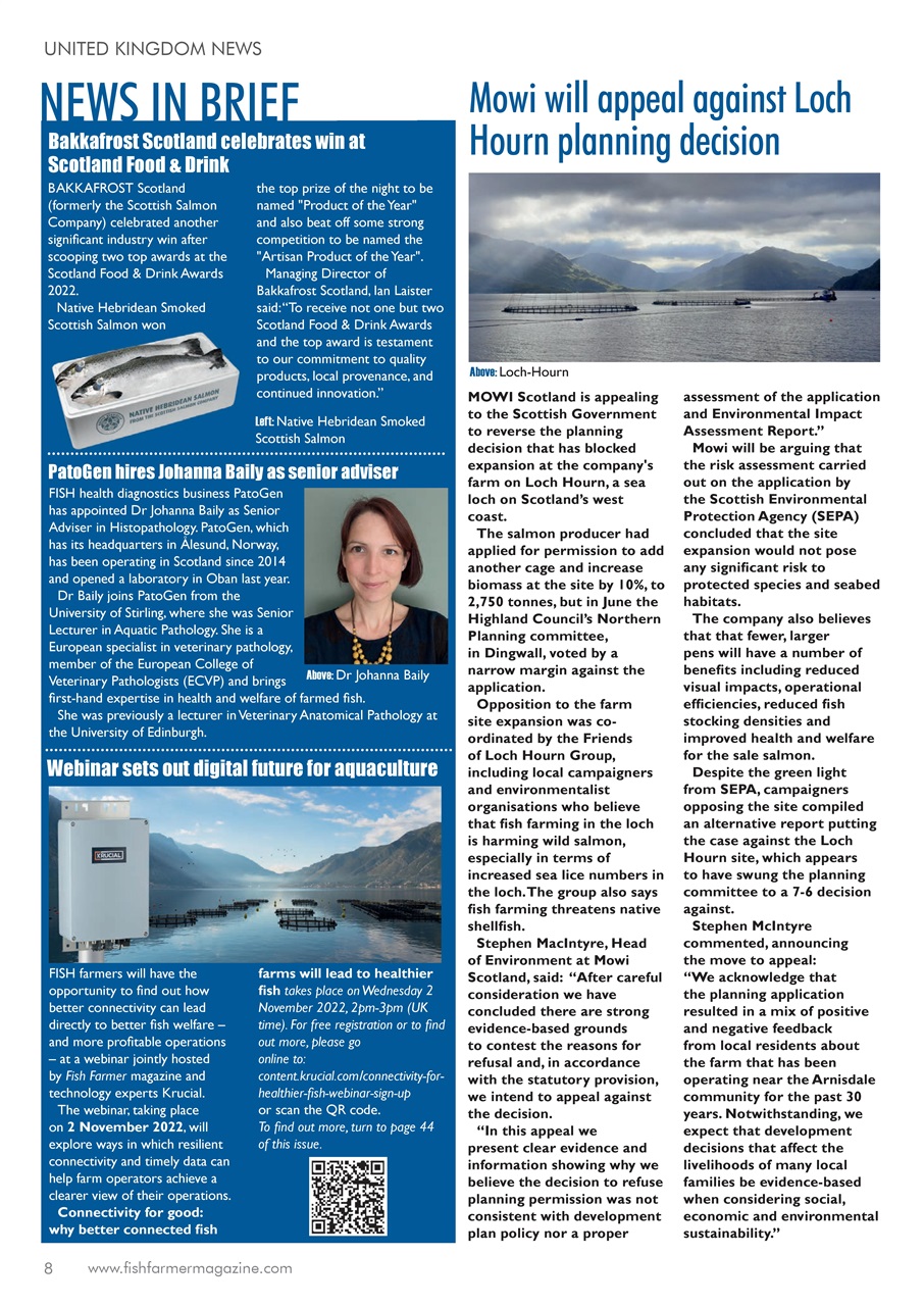 Fish Farmer Magazine Preview Pages