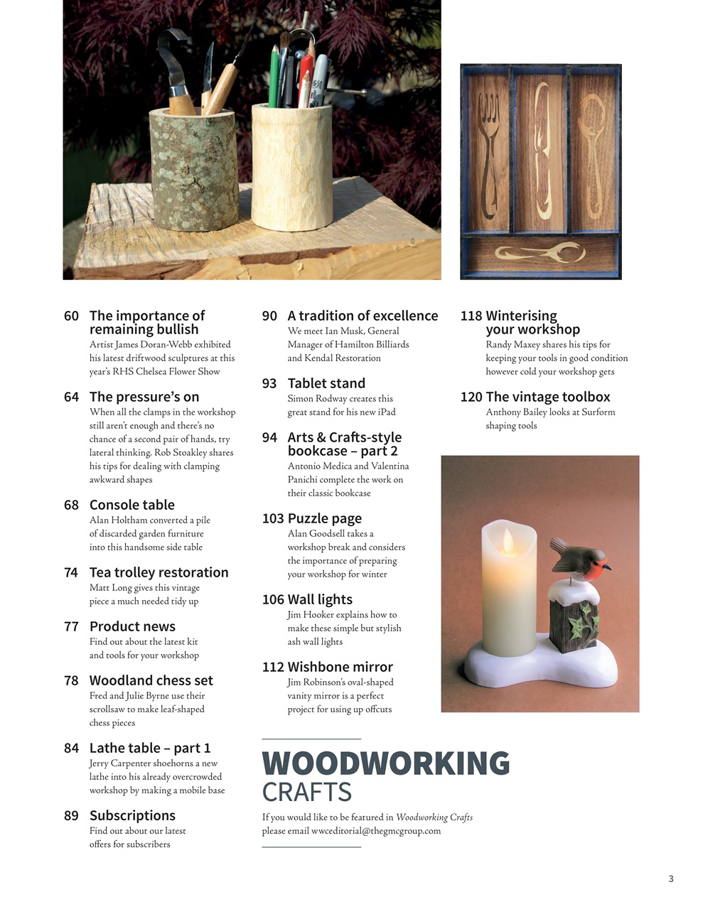 Woodworking Crafts Magazine Preview Pages