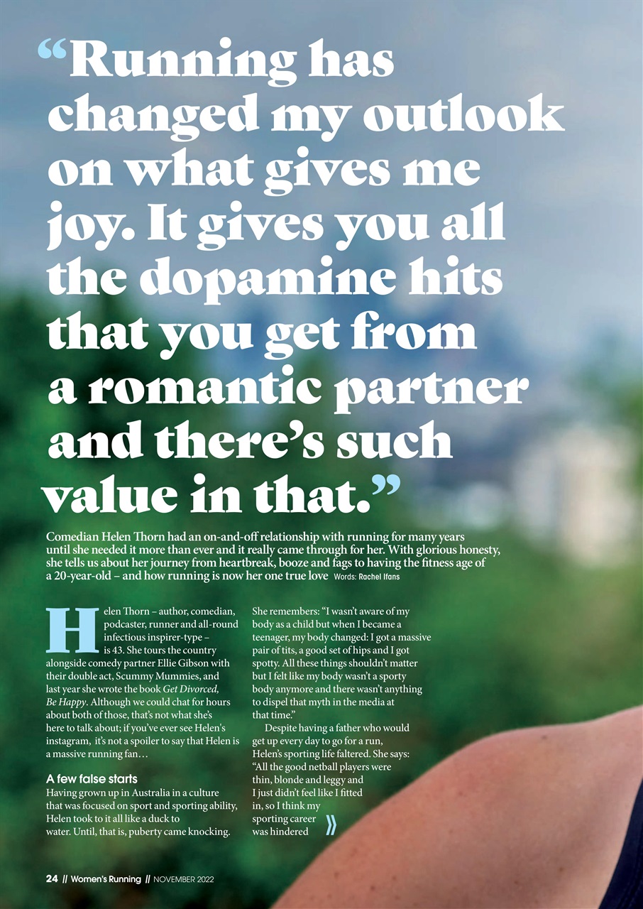 Women’s Running Preview Pages