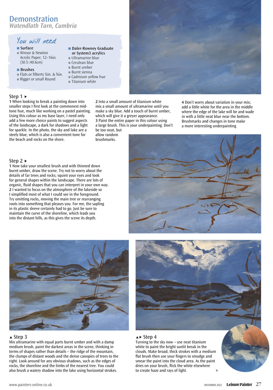 Leisure Painter & The Artist Preview Pages