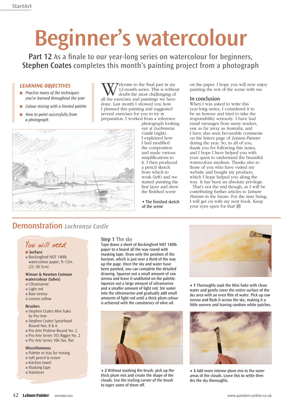 Leisure Painter & The Artist Preview Pages