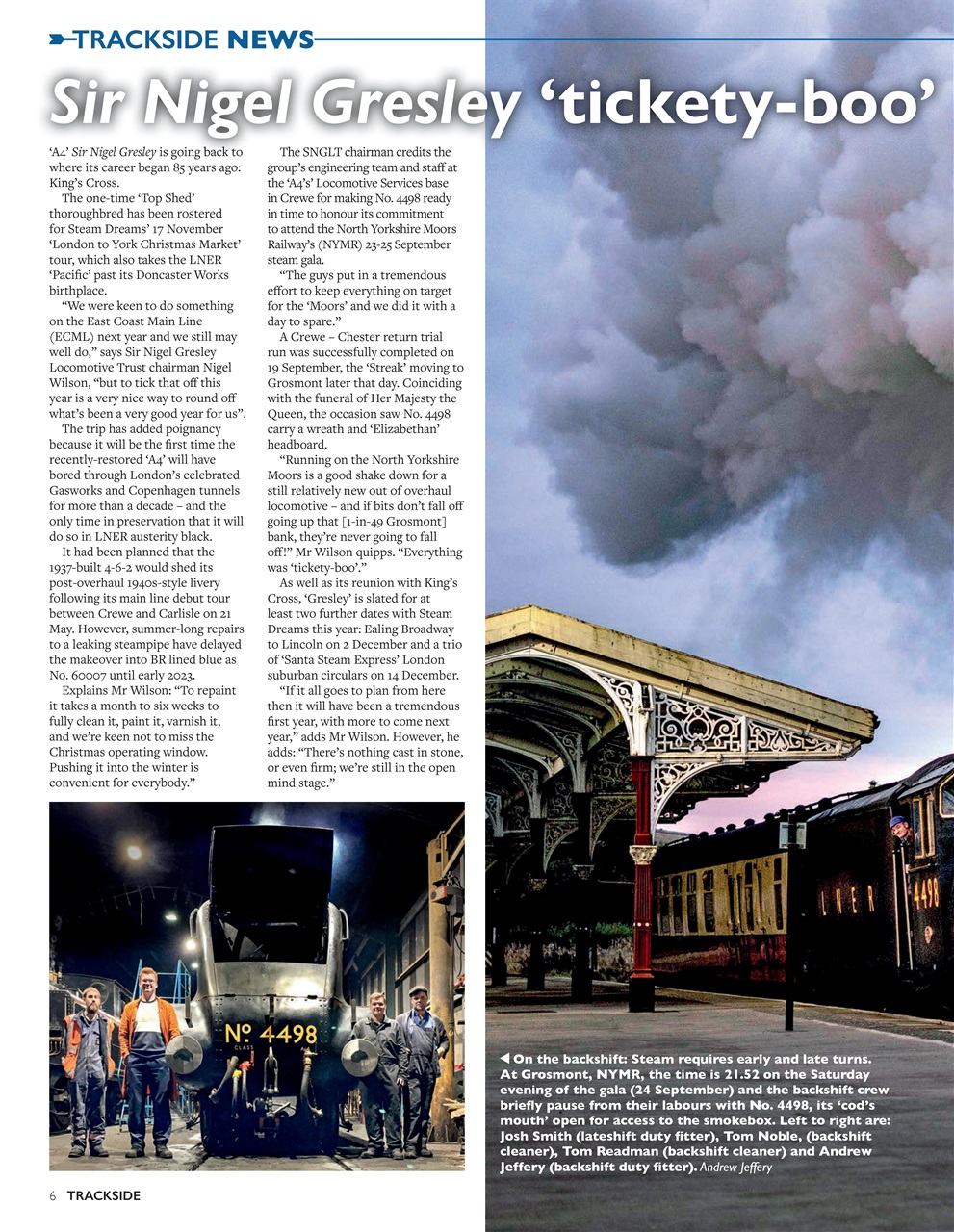 Trackside Preview Pages