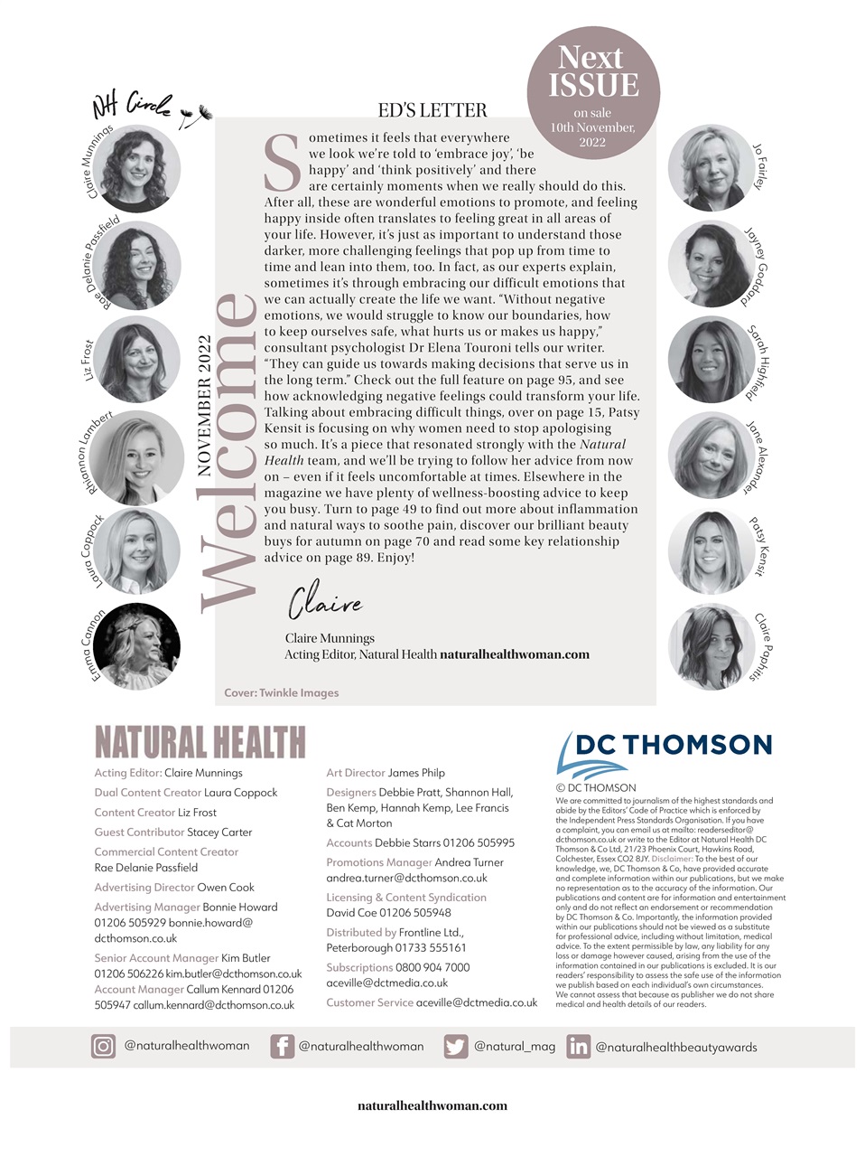 Natural Health Preview Pages