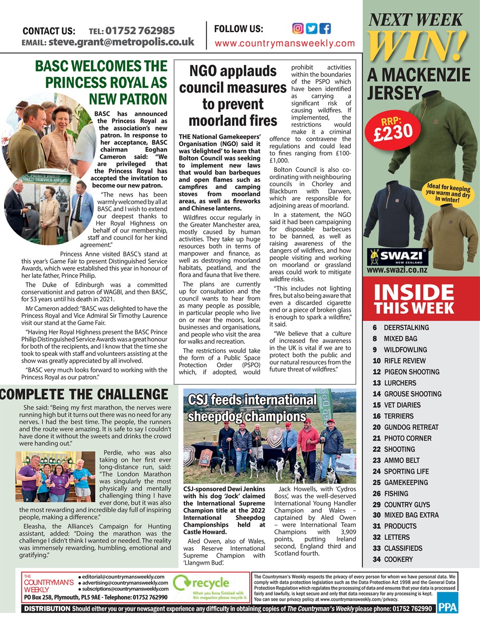 Countryman's Weekly Preview Pages