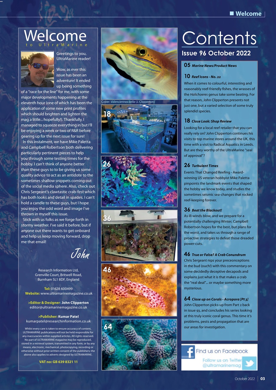 UltraMarine Magazine Preview Pages