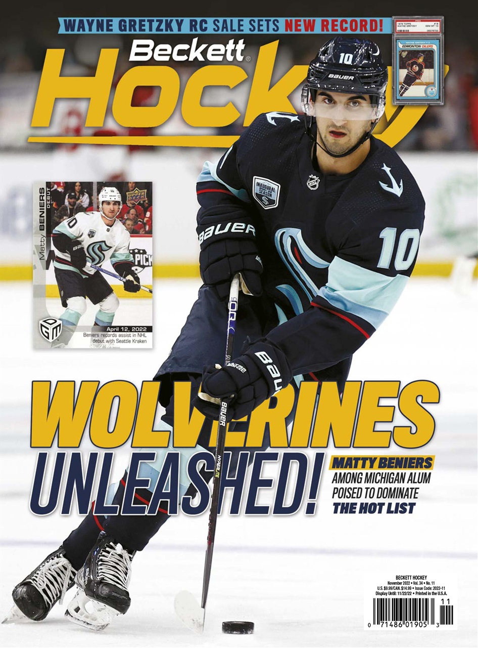 Beckett Hockey Magazine Preview Pages