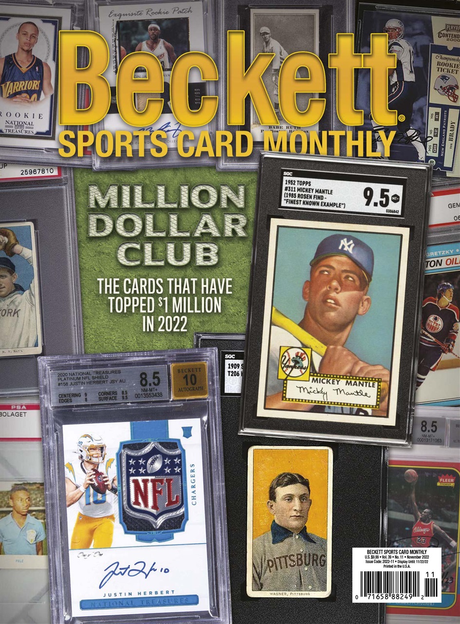Sports Card Monthly Magazine Preview Pages