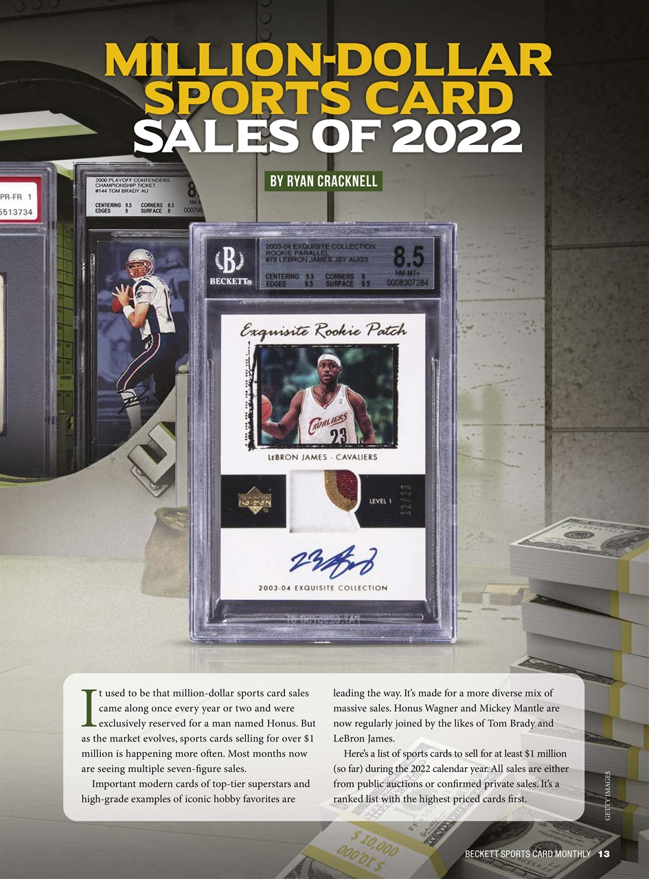 Sports Card Monthly Magazine Preview Pages