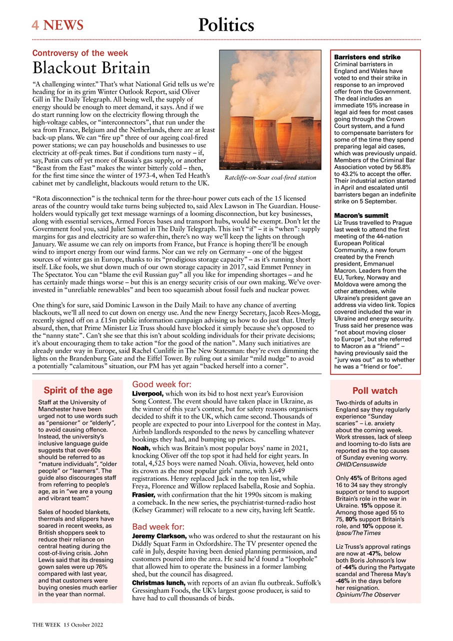 The Week Preview Pages