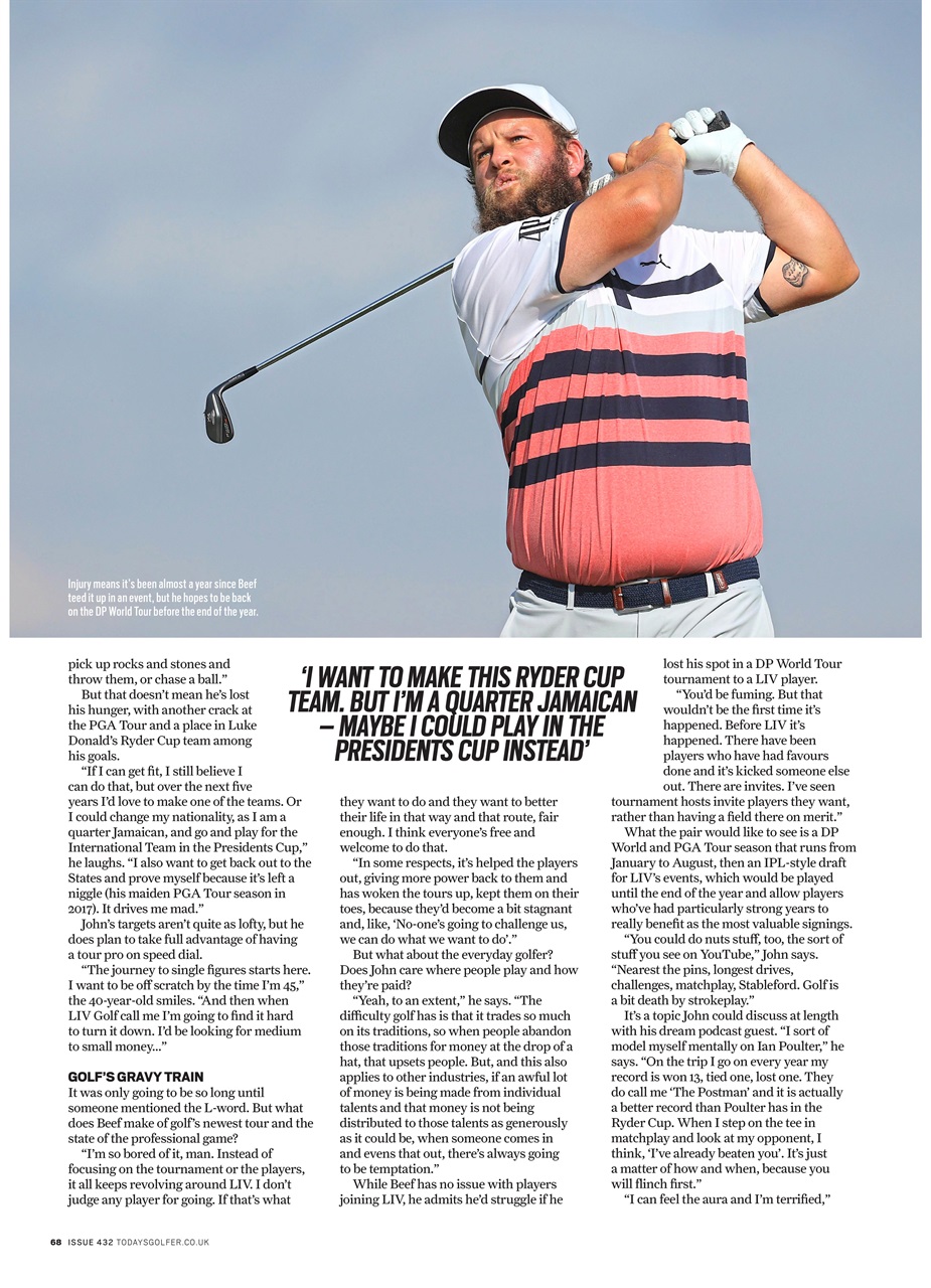 Today's Golfer Preview Pages