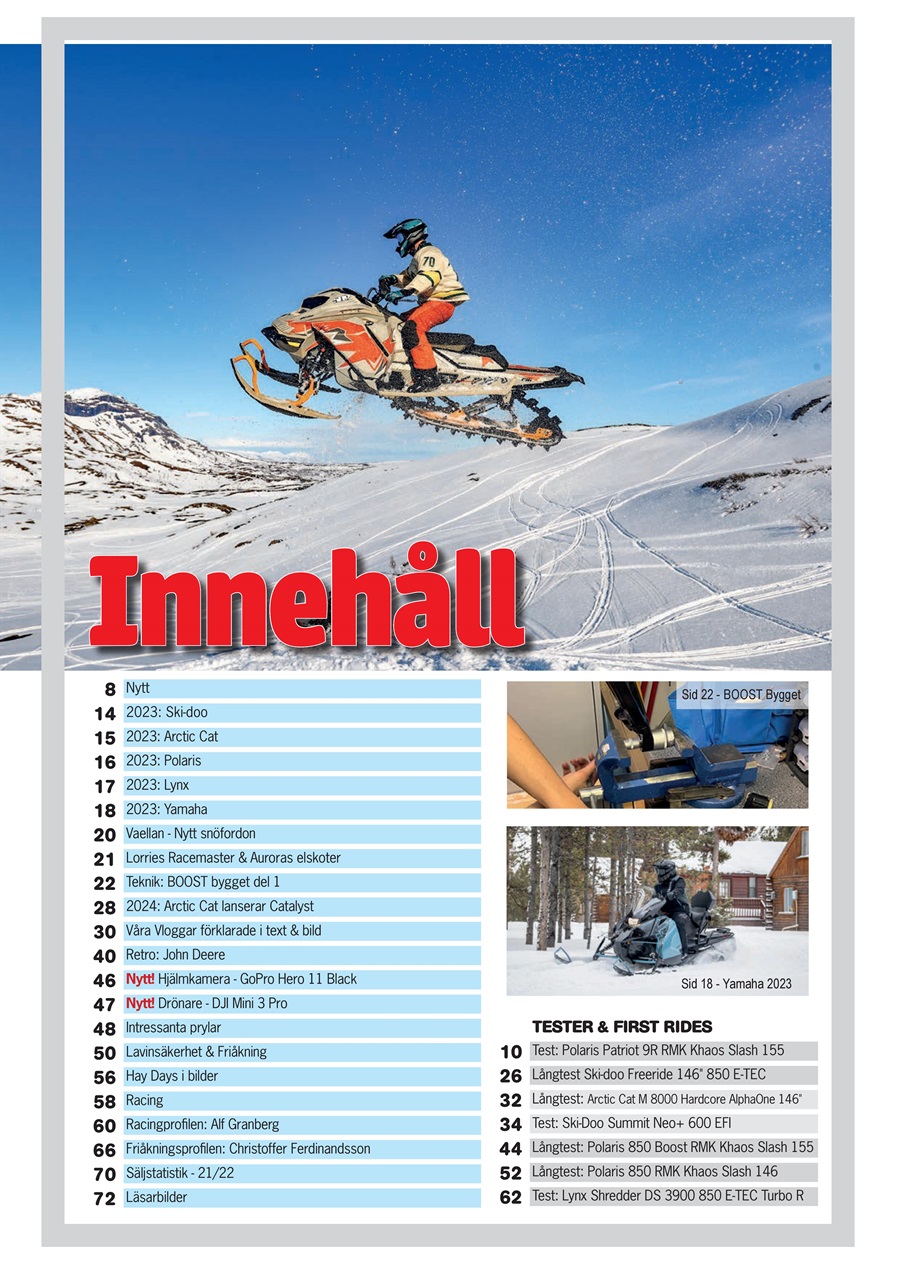 Tidningen Snöskoter Preview Pages