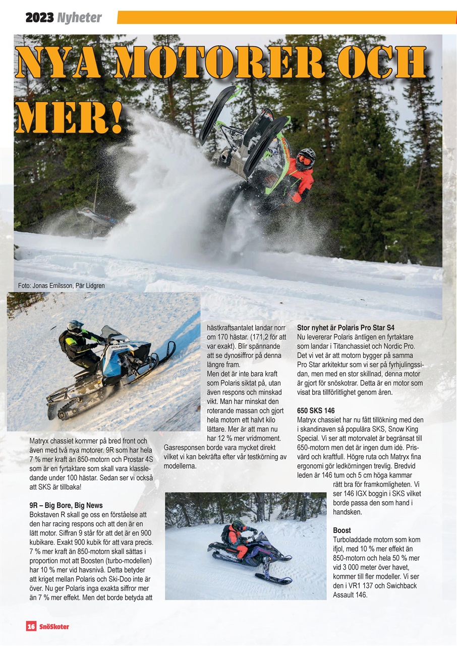Tidningen Snöskoter Preview Pages