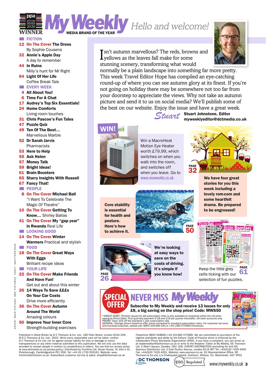 My Weekly Preview Pages