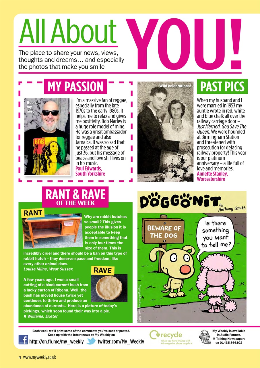 My Weekly Preview Pages