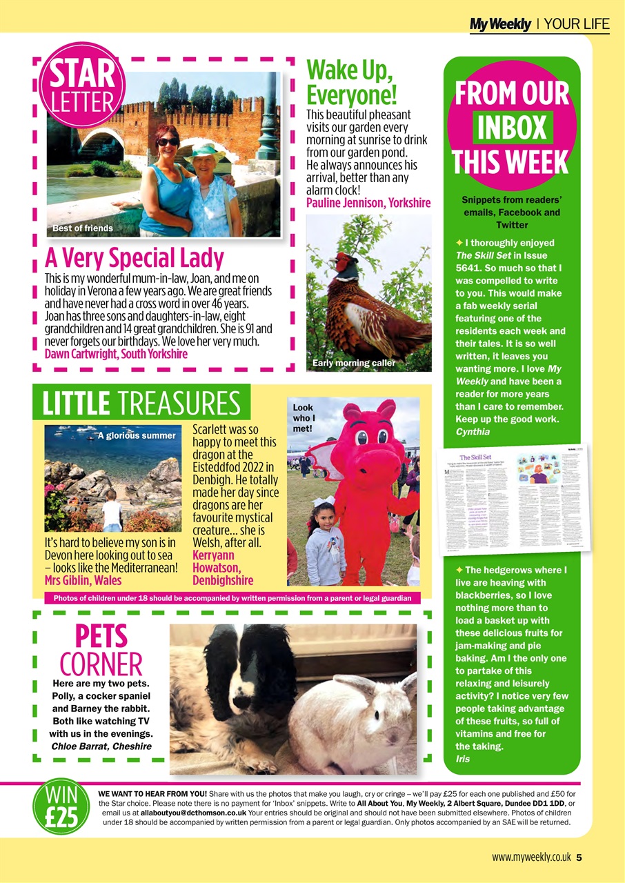 My Weekly Preview Pages