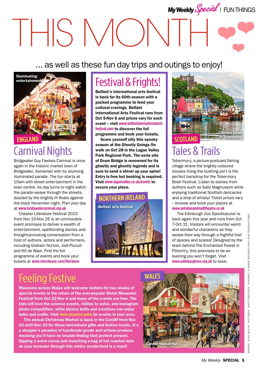 My Weekly Special Preview Pages