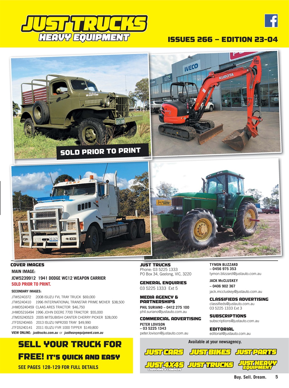 JUST TRUCKS Preview Pages