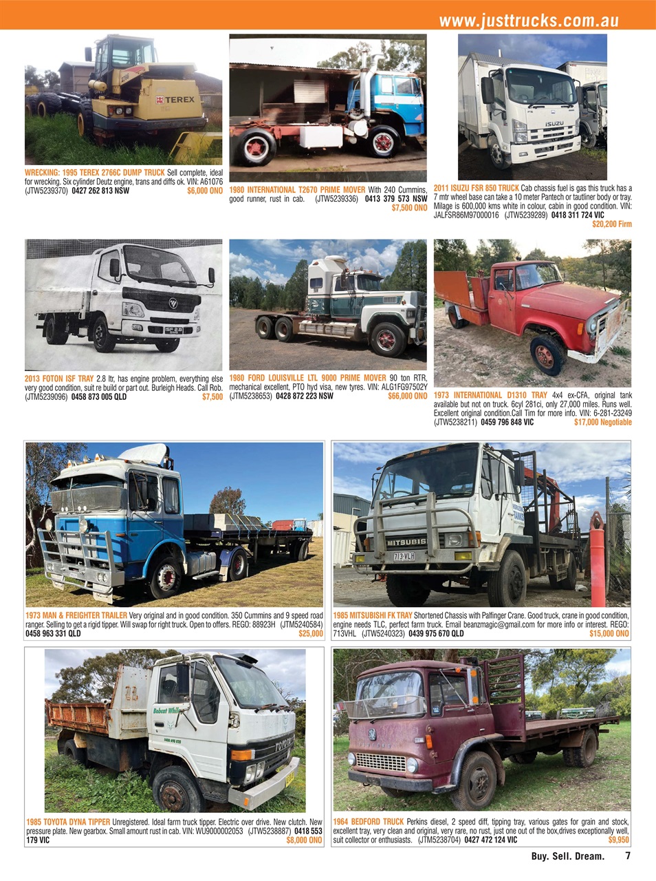 JUST TRUCKS Preview Pages