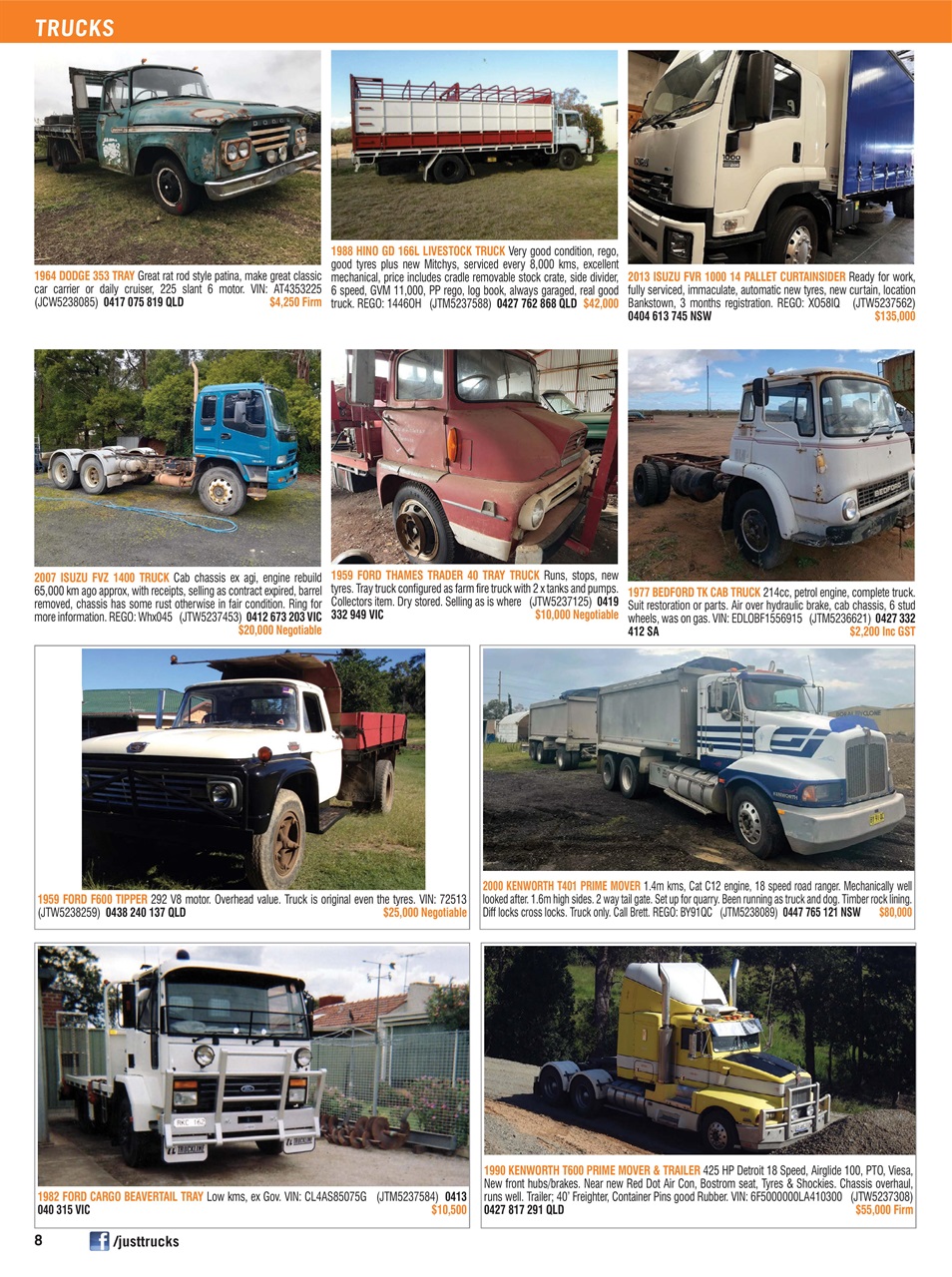 JUST TRUCKS Preview Pages