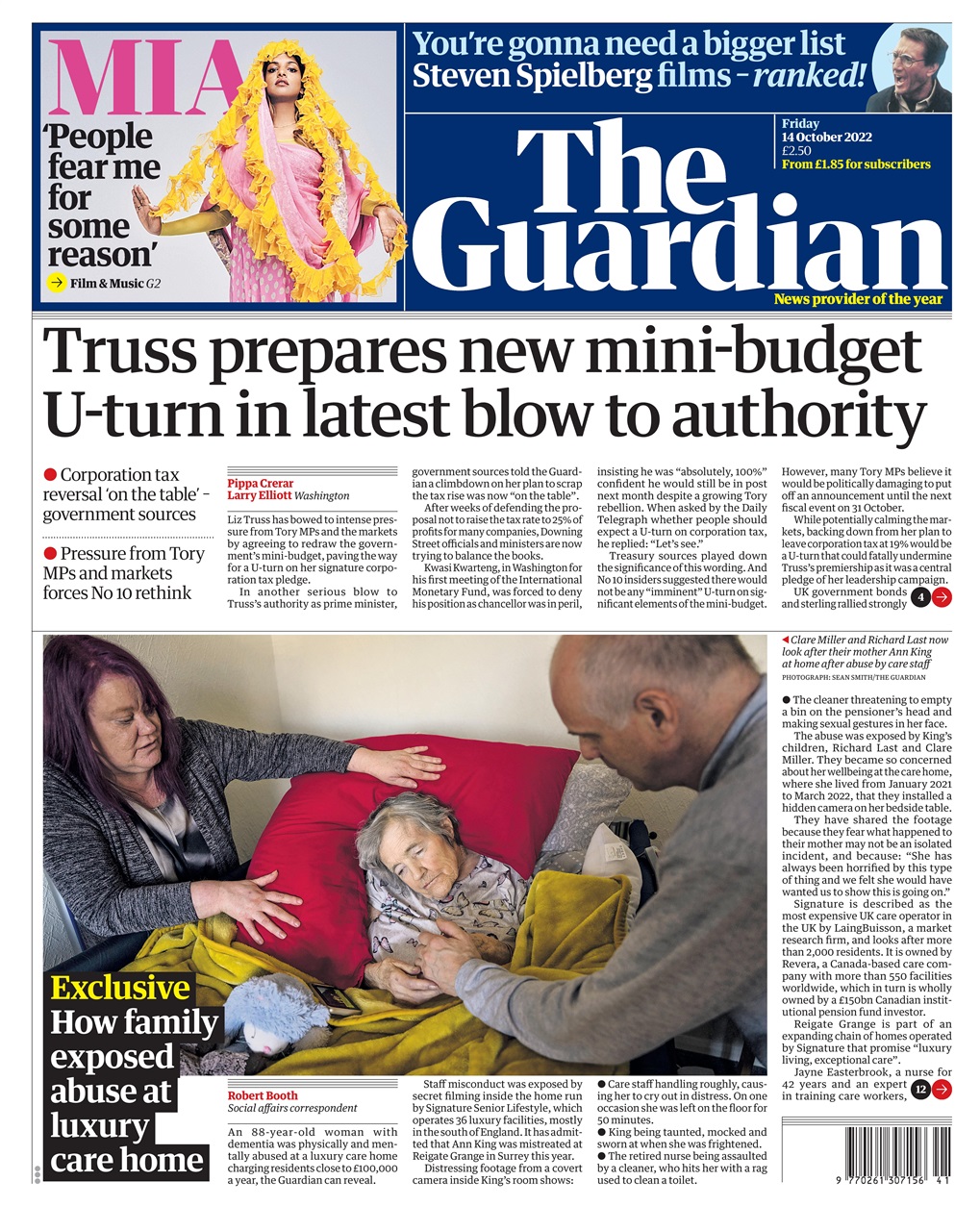 The Guardian Newspaper Preview Pages