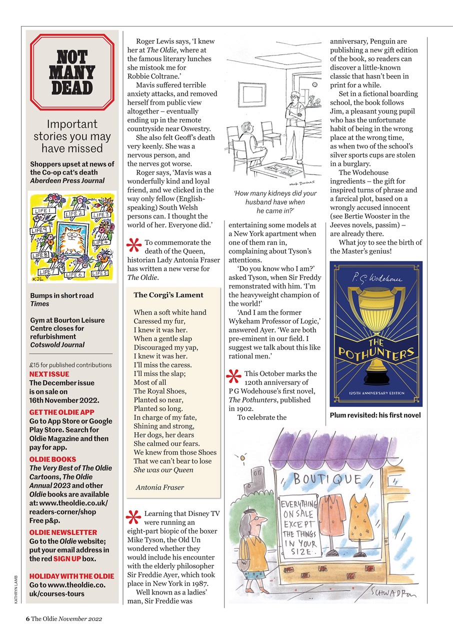 The Oldie Preview Pages