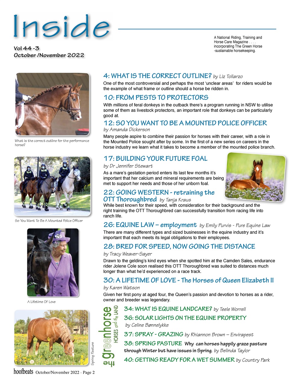 Hoofbeats Preview Pages