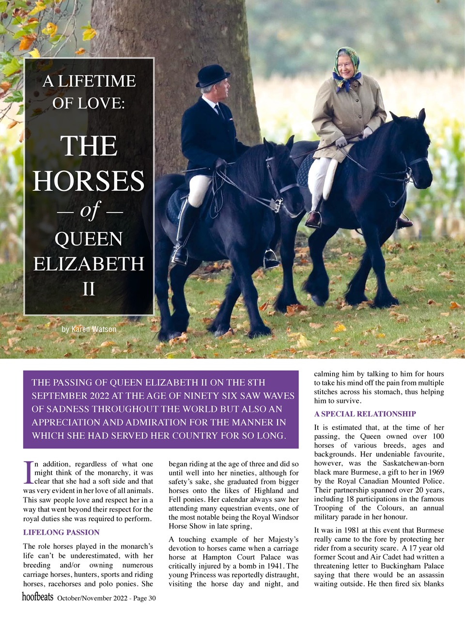 Hoofbeats Preview Pages