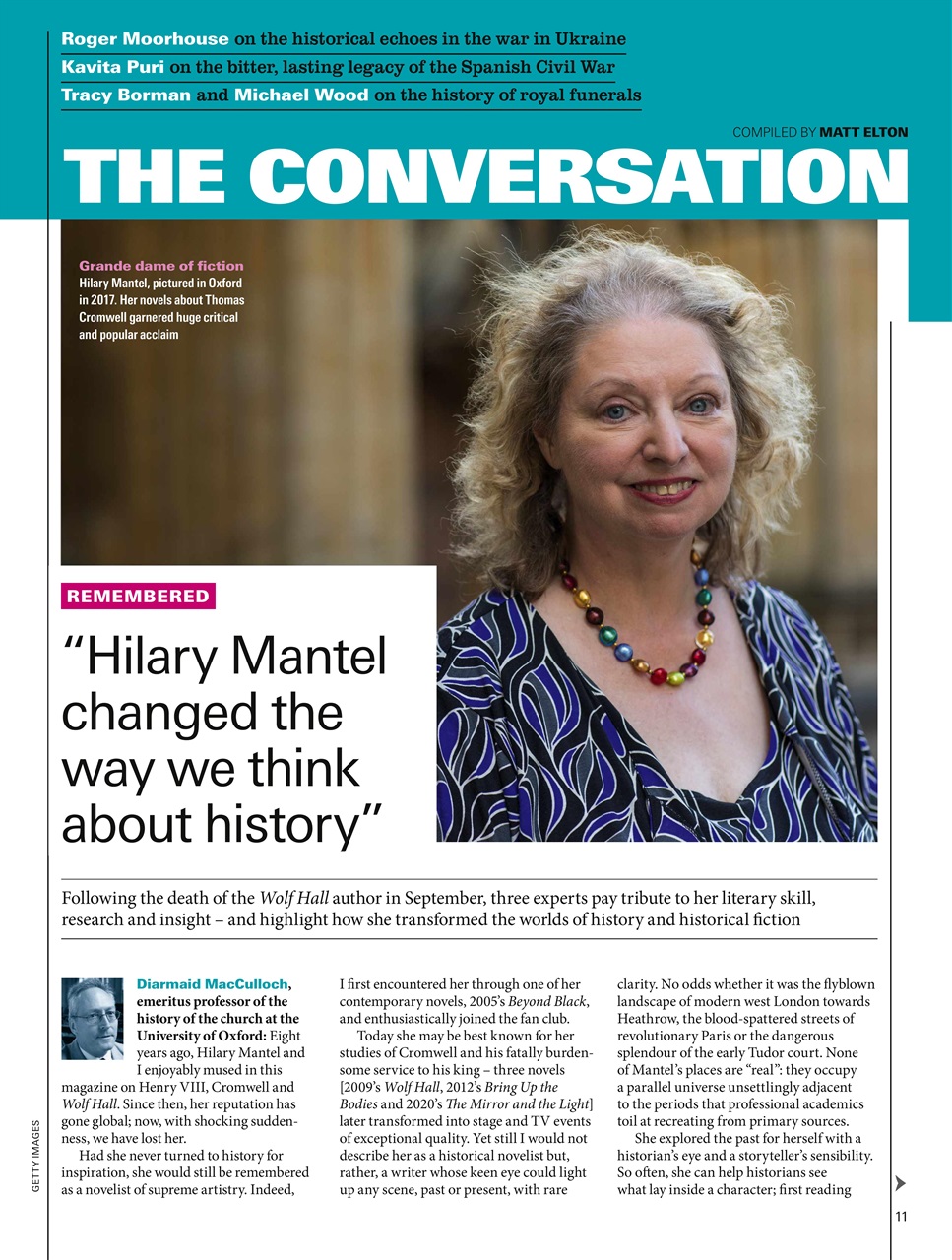 BBC History Magazine Preview Pages