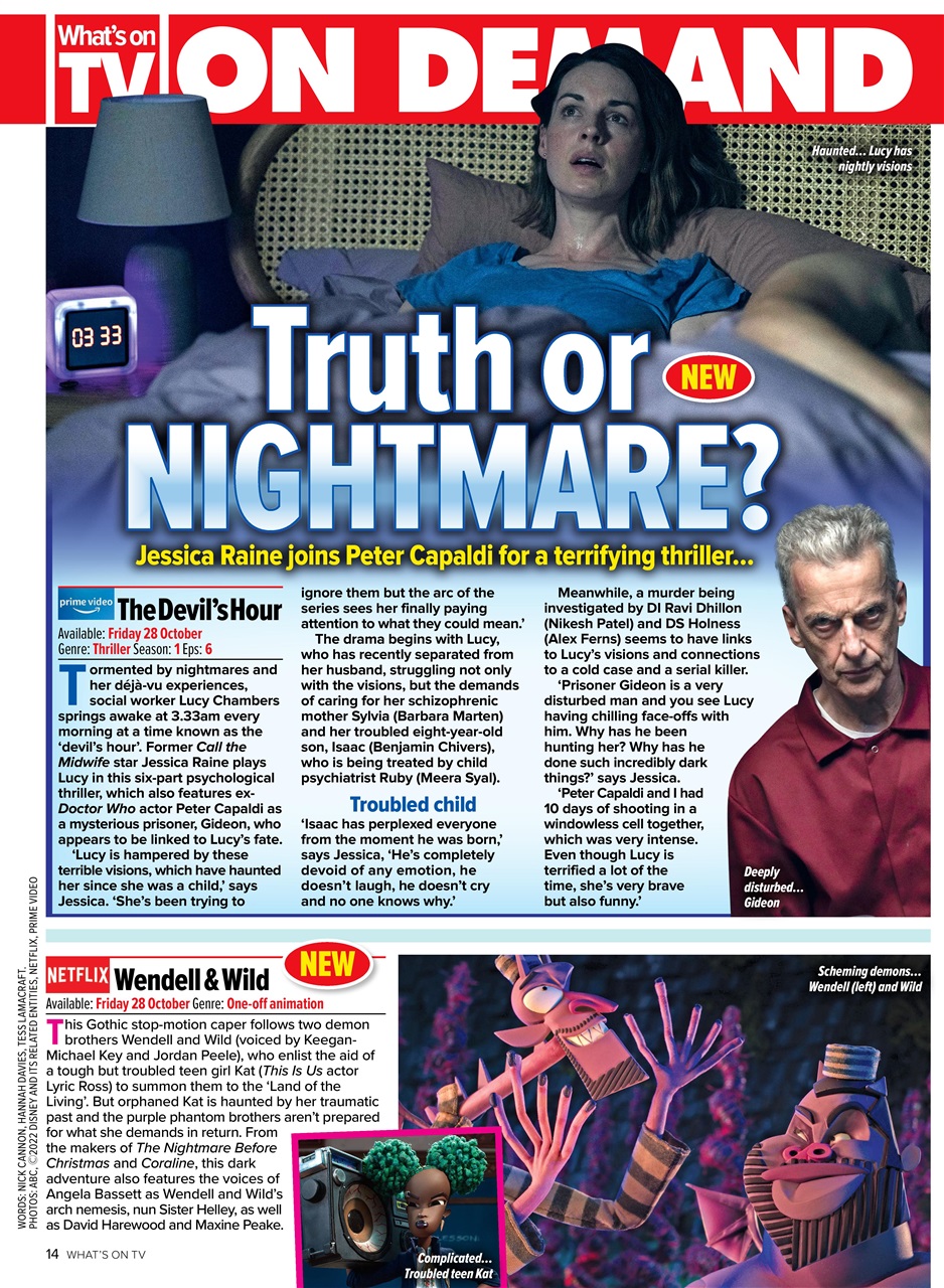 What's on TV Preview Pages