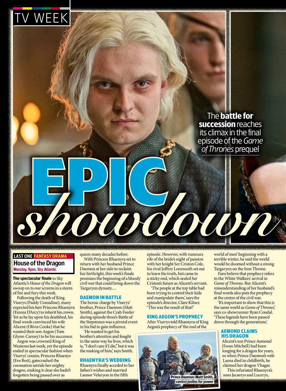 TV & Satellite Week Preview Pages
