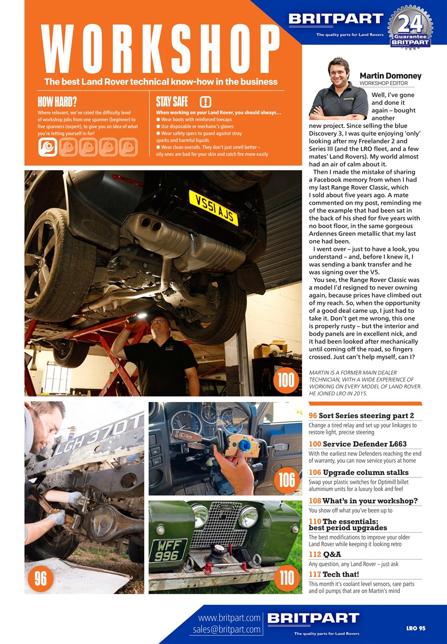 Land Rover Owner Preview Pages