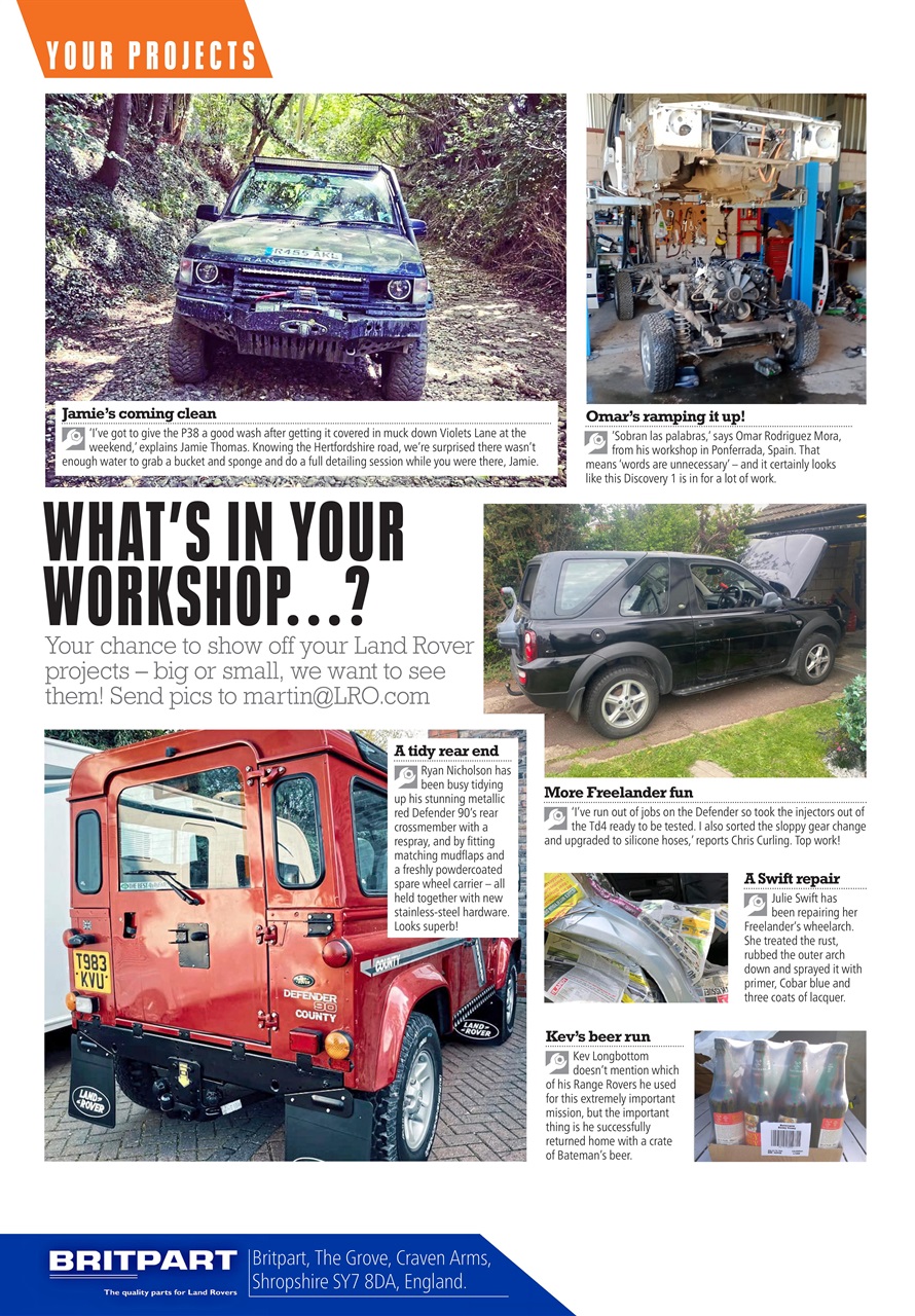 Land Rover Owner Preview Pages