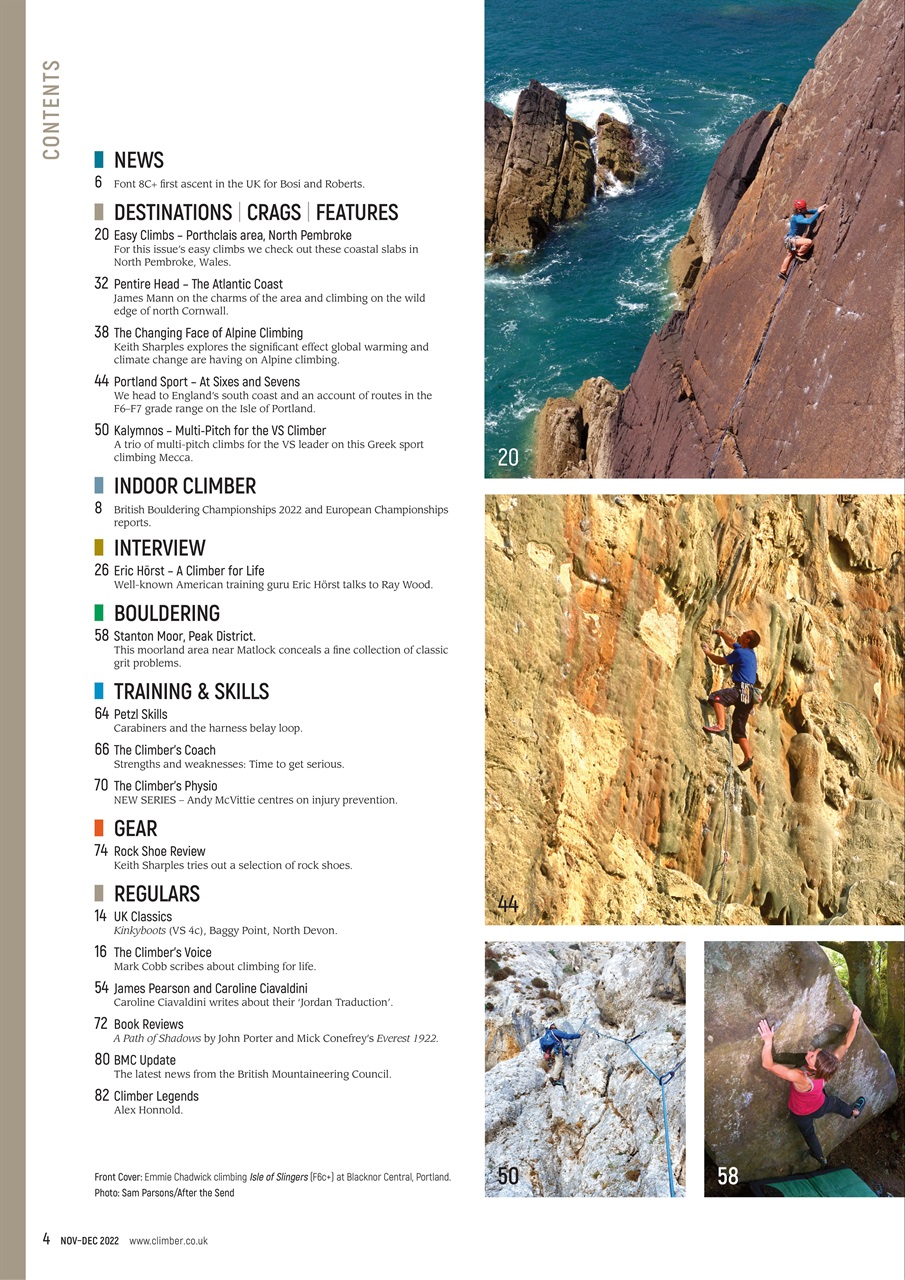 Climber Preview Pages