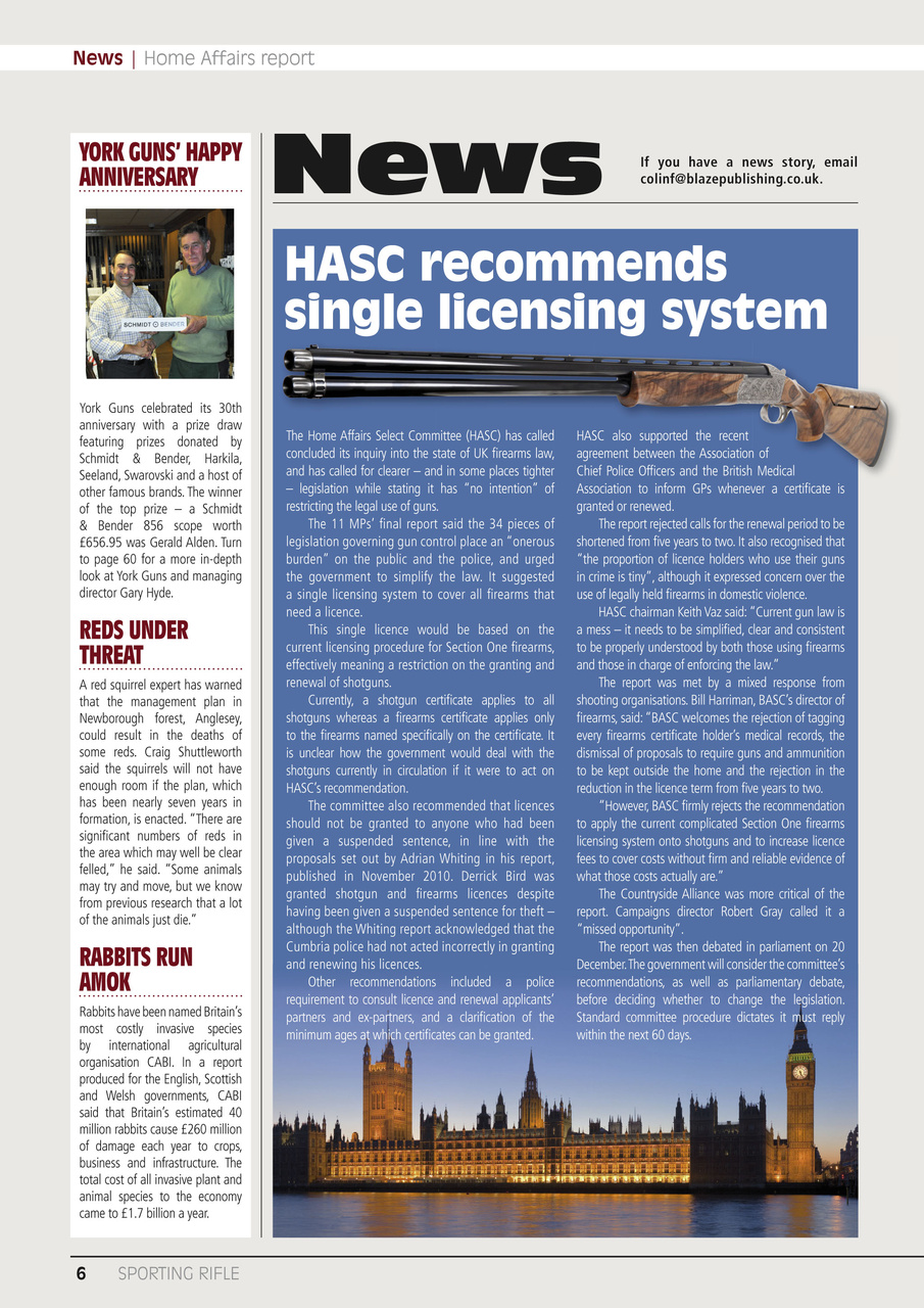 Sporting Rifle Preview Pages