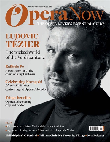 Opera Now issue November 2022
