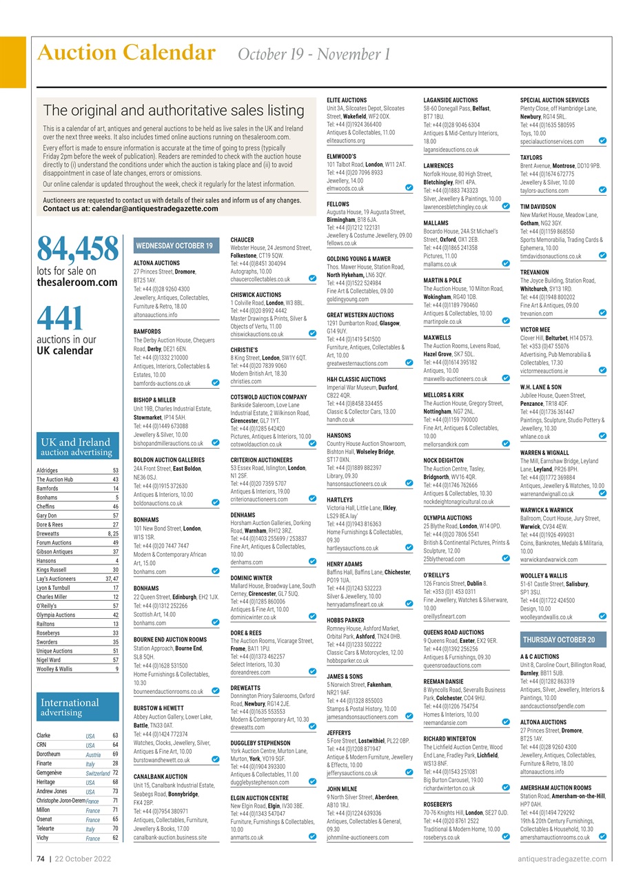 Antiques Trade Gazette Preview Pages