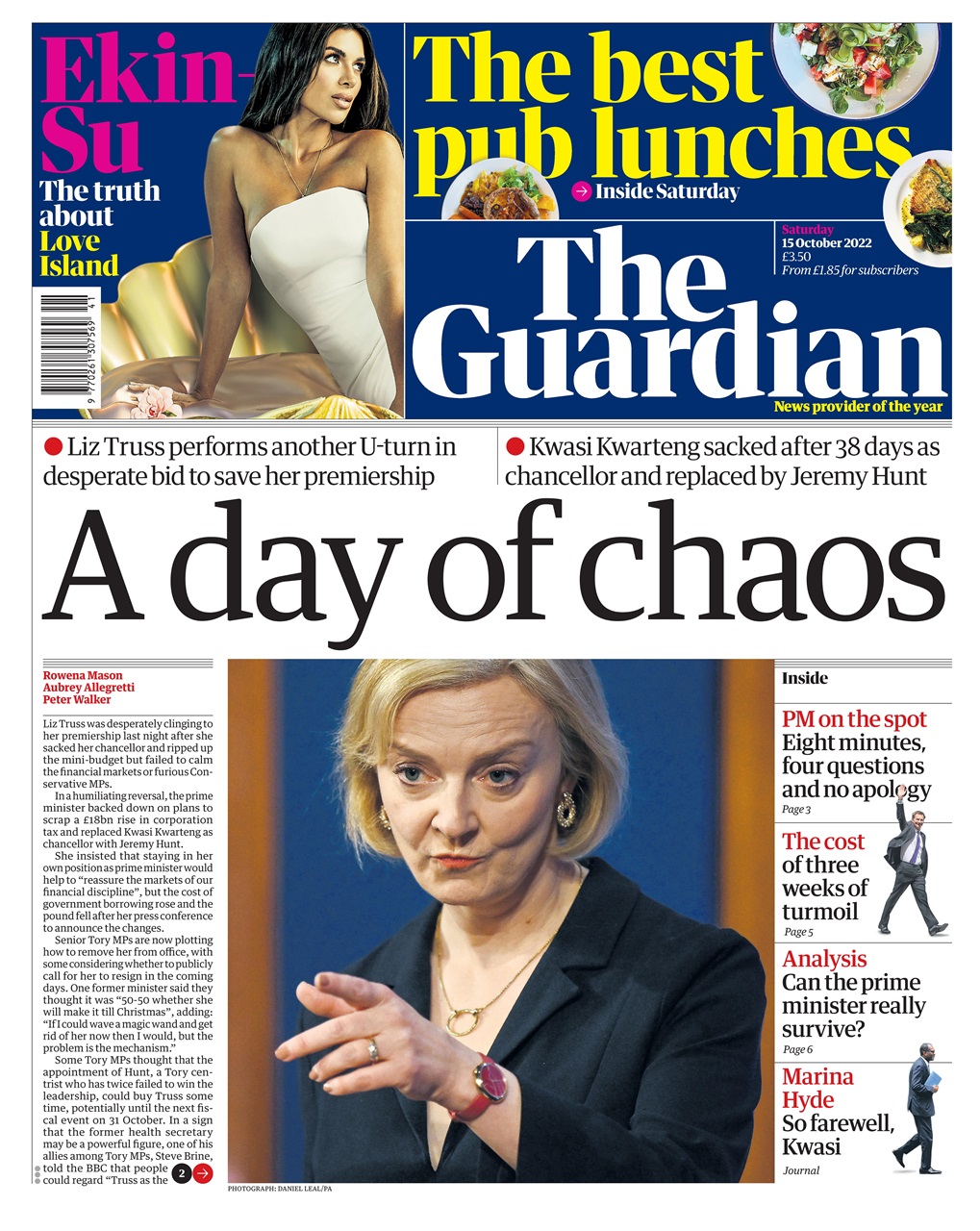 The Guardian Newspaper Preview Pages